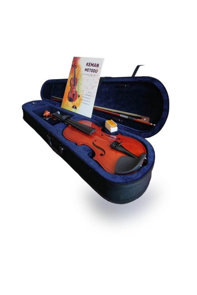 Öğrenci Kemanı 1/2 Parlak (Çanta, Yay, K. Metodu, Reçine veSusturucu)