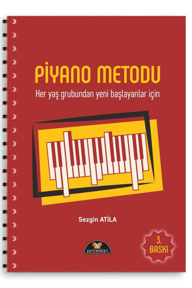 Piyano Metodu Her Yaş Grubundan Yeni Başlayanlar Için